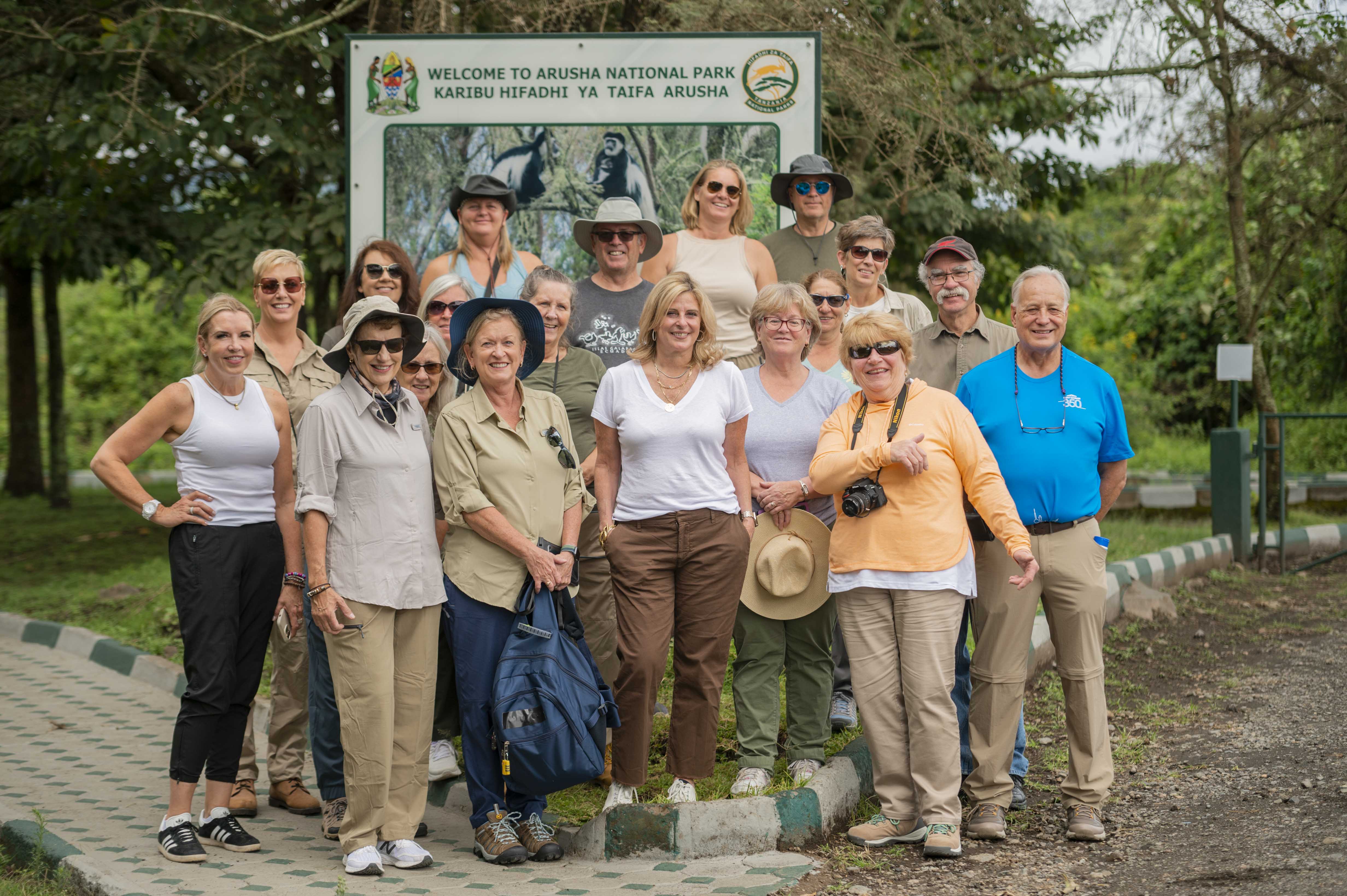 Senior safari guests enjoying an unhurried Tanzania journey