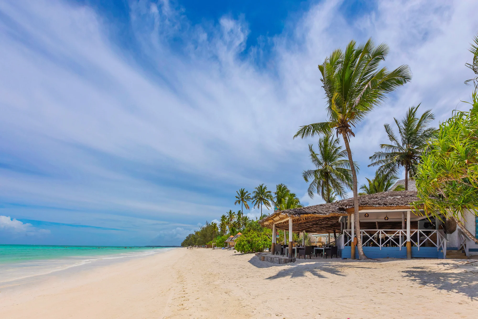 Zanzibar beach and ocean